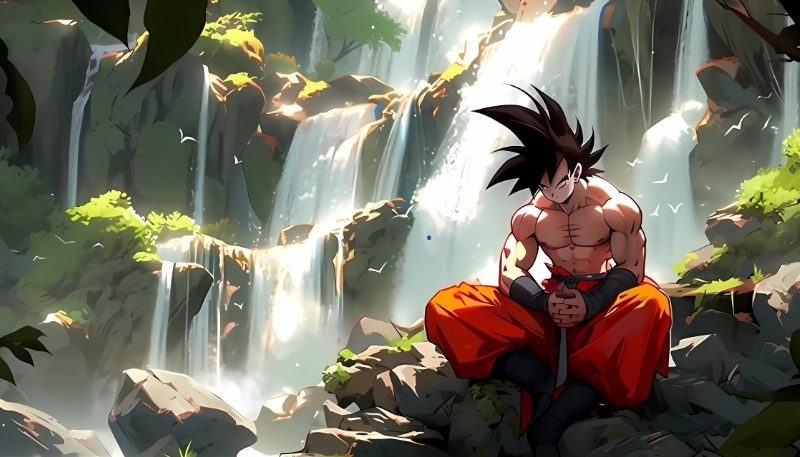 Tải hình Songoku Full HD cho laptop