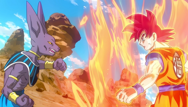 Hình nền Songoku chiến đấu siêu ngầu