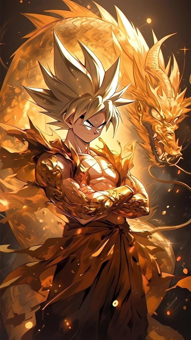 Hình nền iPhone couple Songoku