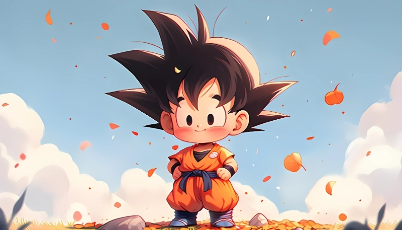 Wallpaper Songoku đáng yêu chất lượng cao