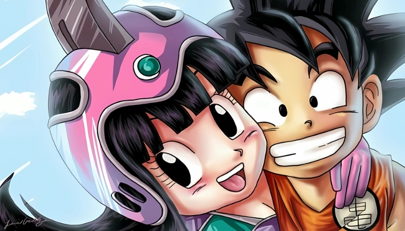 Ảnh nền Songoku đáng yêu cho laptop