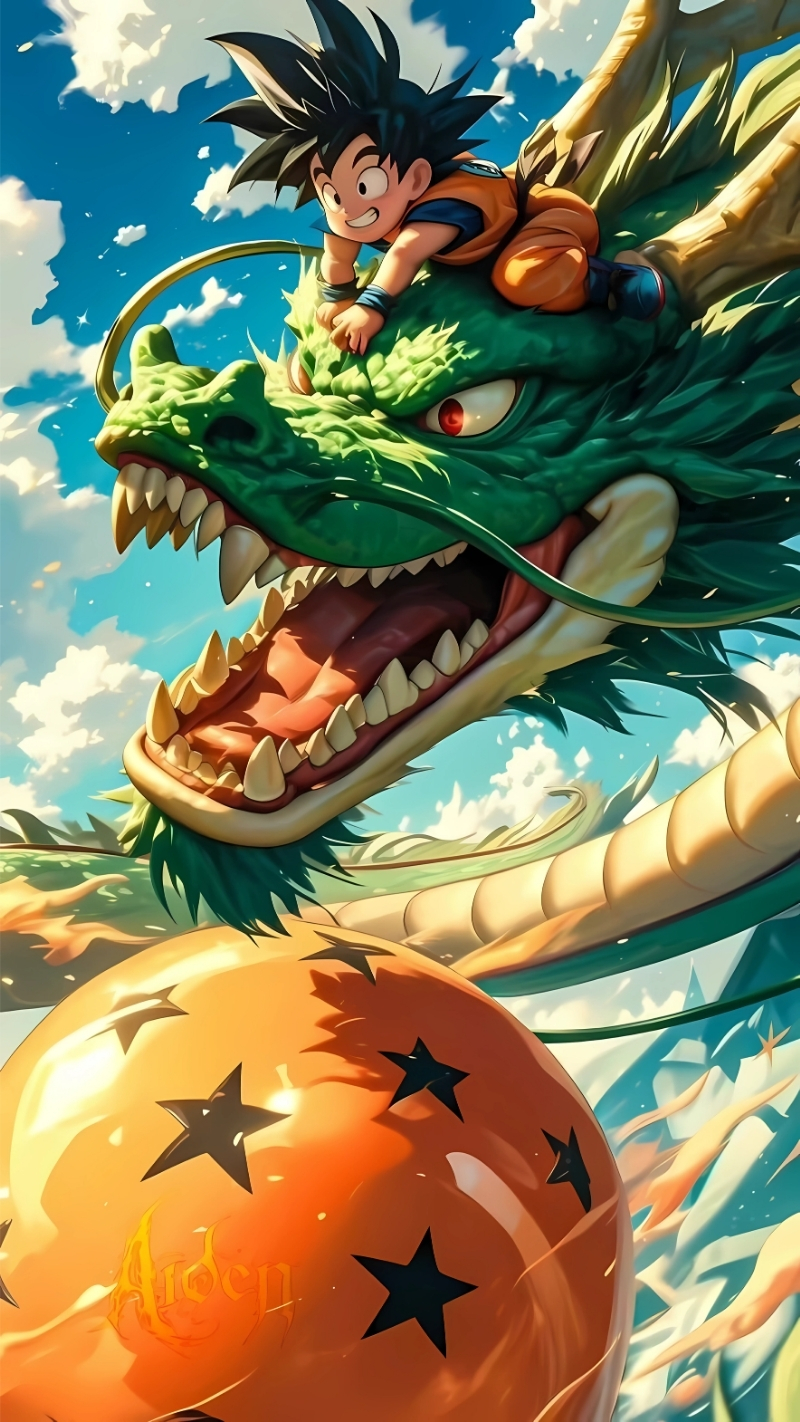 Wallpaper Songoku cute phiên bản nhí Full HD