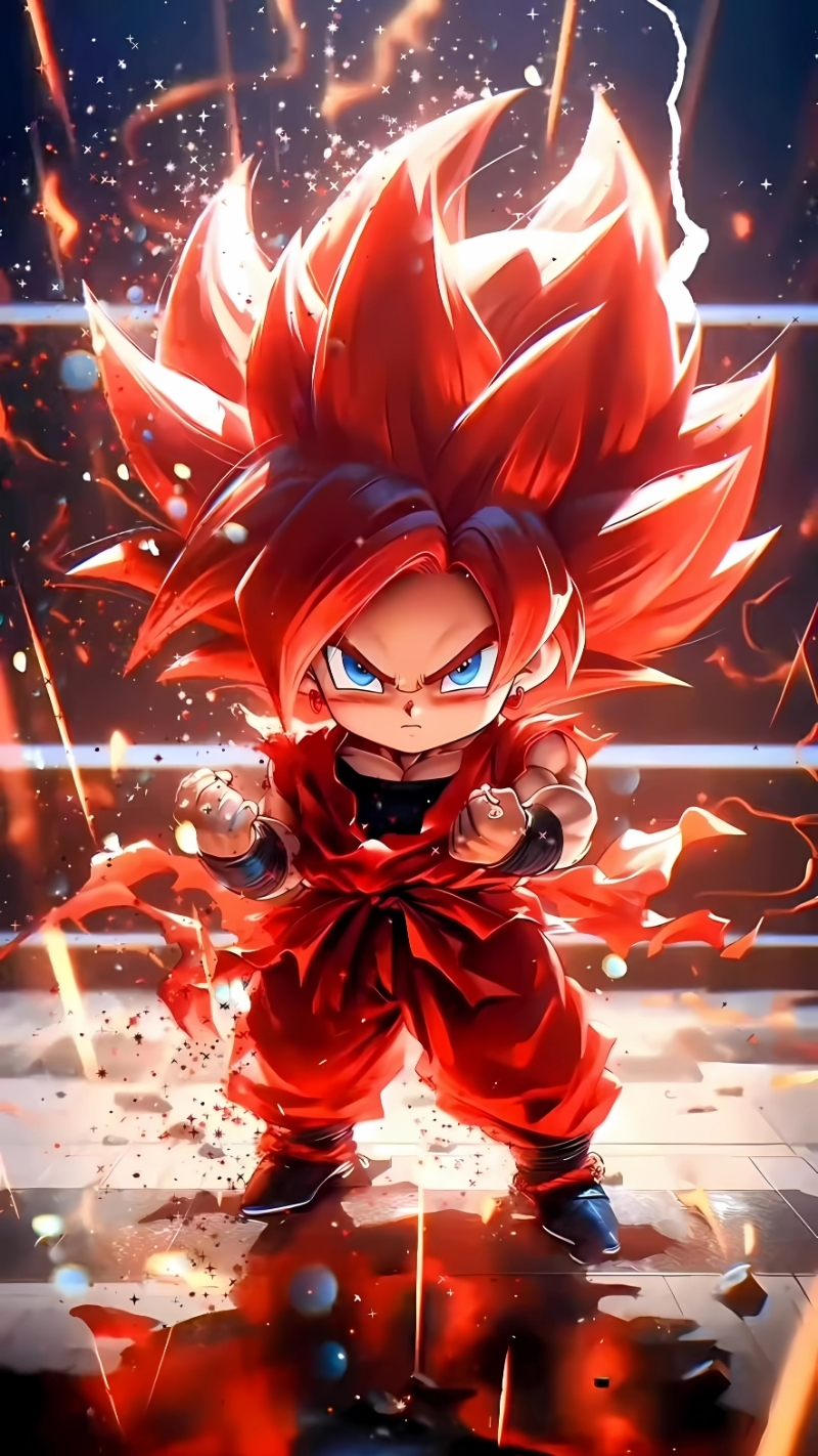 Wallpaper Songoku nhí dễ thương