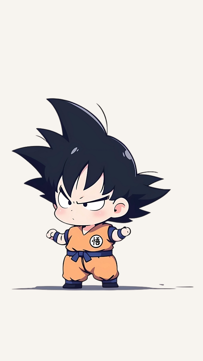 Bộ sưu tập hình nền Songoku cute nhí 4K