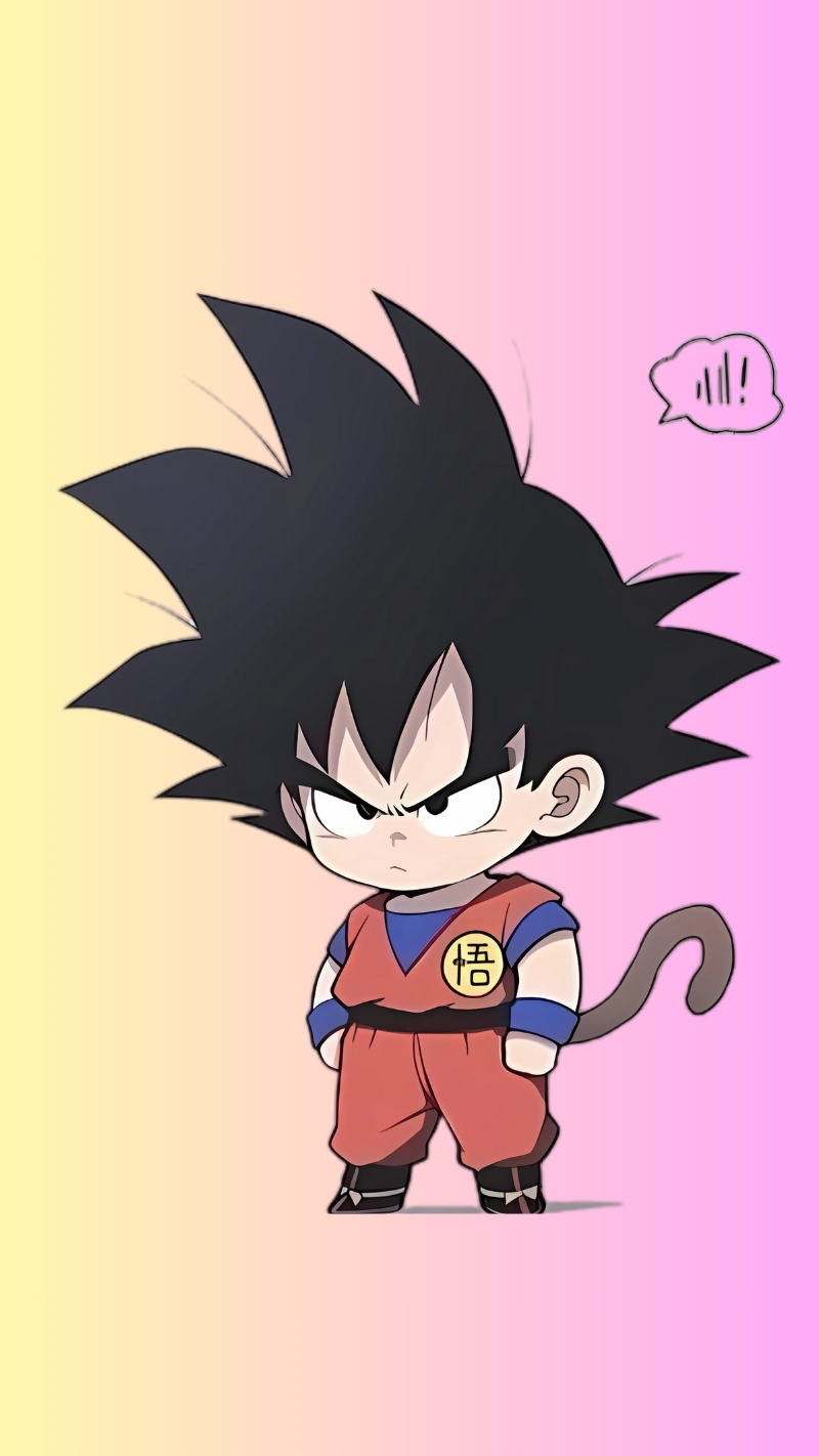 Ảnh nền Songoku anime chibi đẹp nhất