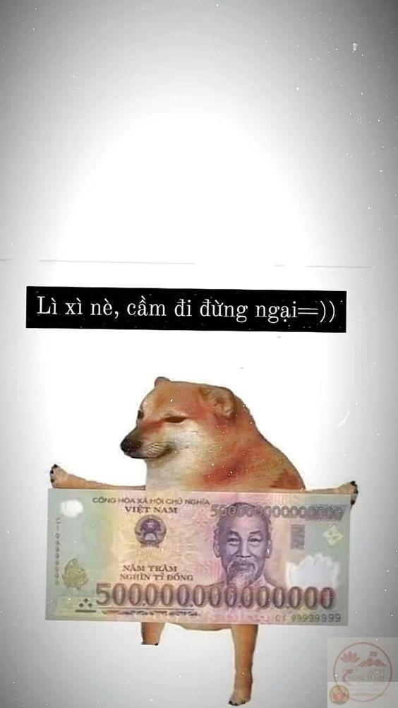 Tổng hợp meme lì xì, ảnh chế lì xì Tết cực hài hước