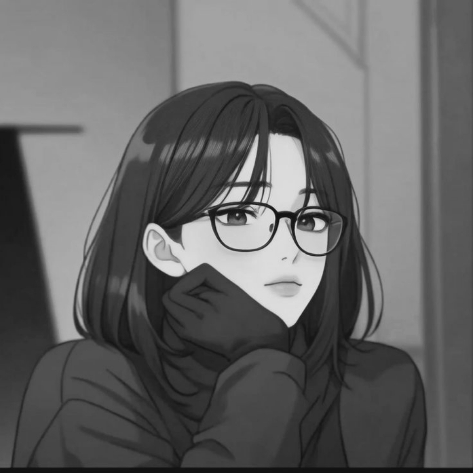 Anh buon avatar anime nu den trang 960px 960px avatar 13