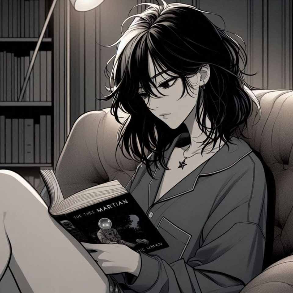 Anh buon avatar anime nu den trang 960px 960px avatar 15