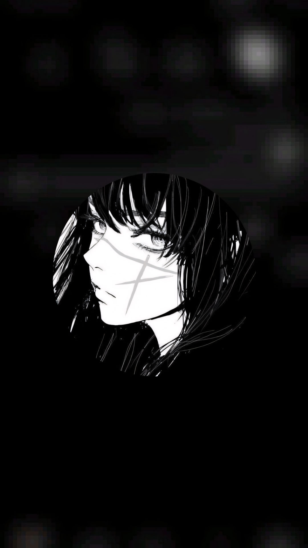 Anh anime nu trang den buon 1920px 1080px full hd 6