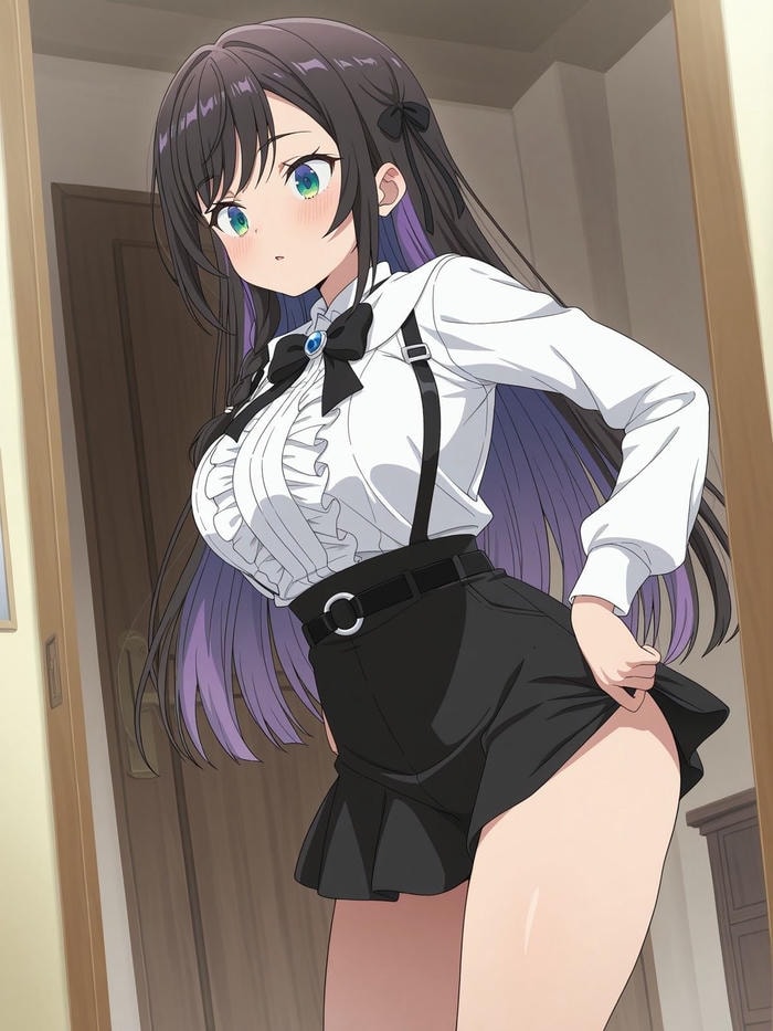 anime girl quyến rũ trong sáng