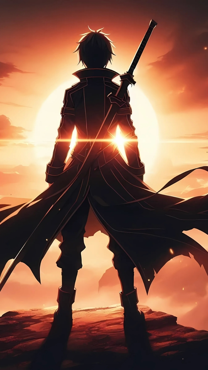 Hình ảnh nền Kirito và bạn bè cực ngầu