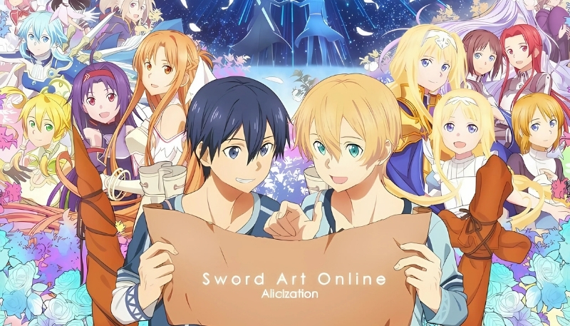 Ảnh nền máy tính Kirito và bạn bè hấp dẫn