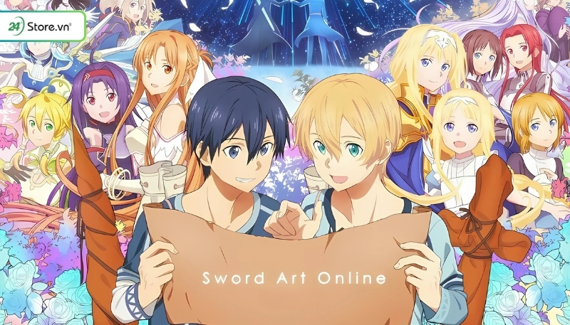 cách cài đặt hình nền kirito đẹp