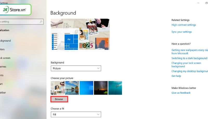 cách cài đặt hình nền kirito cho windows