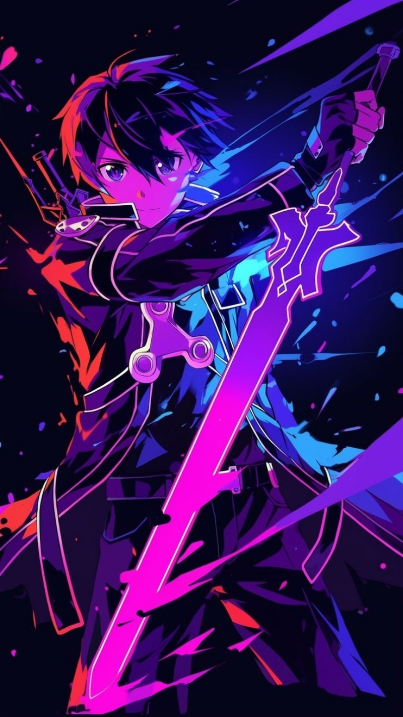 Ảnh nền Kirito ngầu lung linh