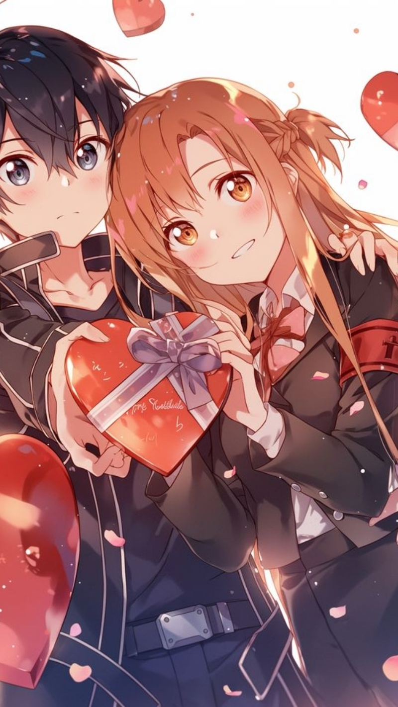 Hình ảnh nền Kirito và Asuna cặp đôi