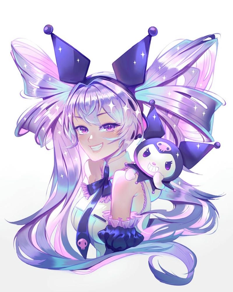 Kuromi phiên bản tiên nữ cánh bướm tím lộng lẫy đẹp