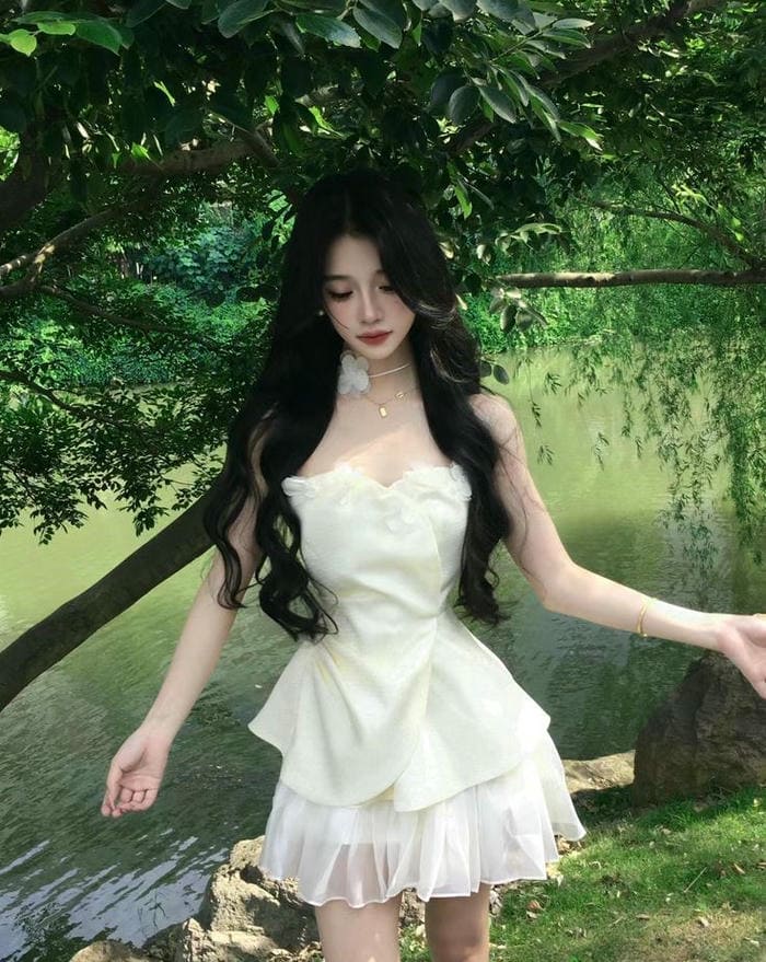 Ảnh gái xinh mặc váy ngắn Trung Quốc, dáng đẹp, quyến rũ. Đảm bảo hút mắt người xem!