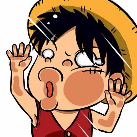 Ảnh avatar hoạt hình dễ thương Monkey D Luffy