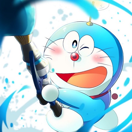 Avatar Doremon cute bay lên