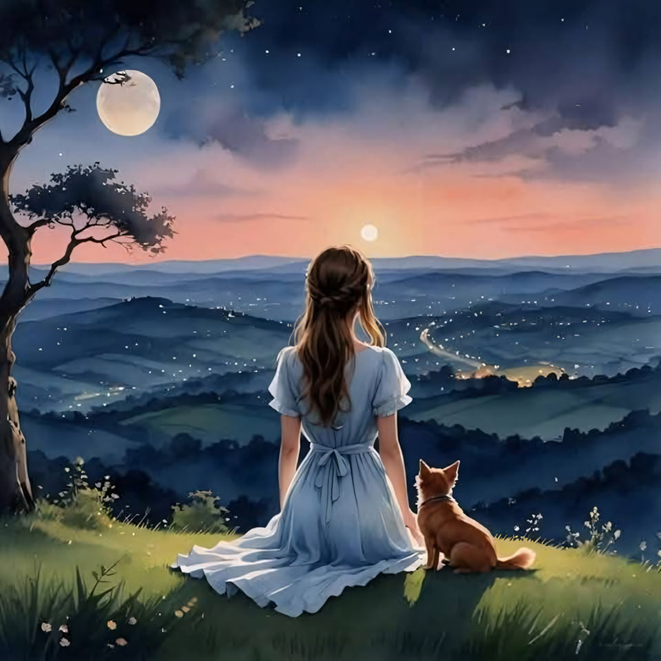 Avatar anh co gai buon quay lung anime 960px 960px avatar 40