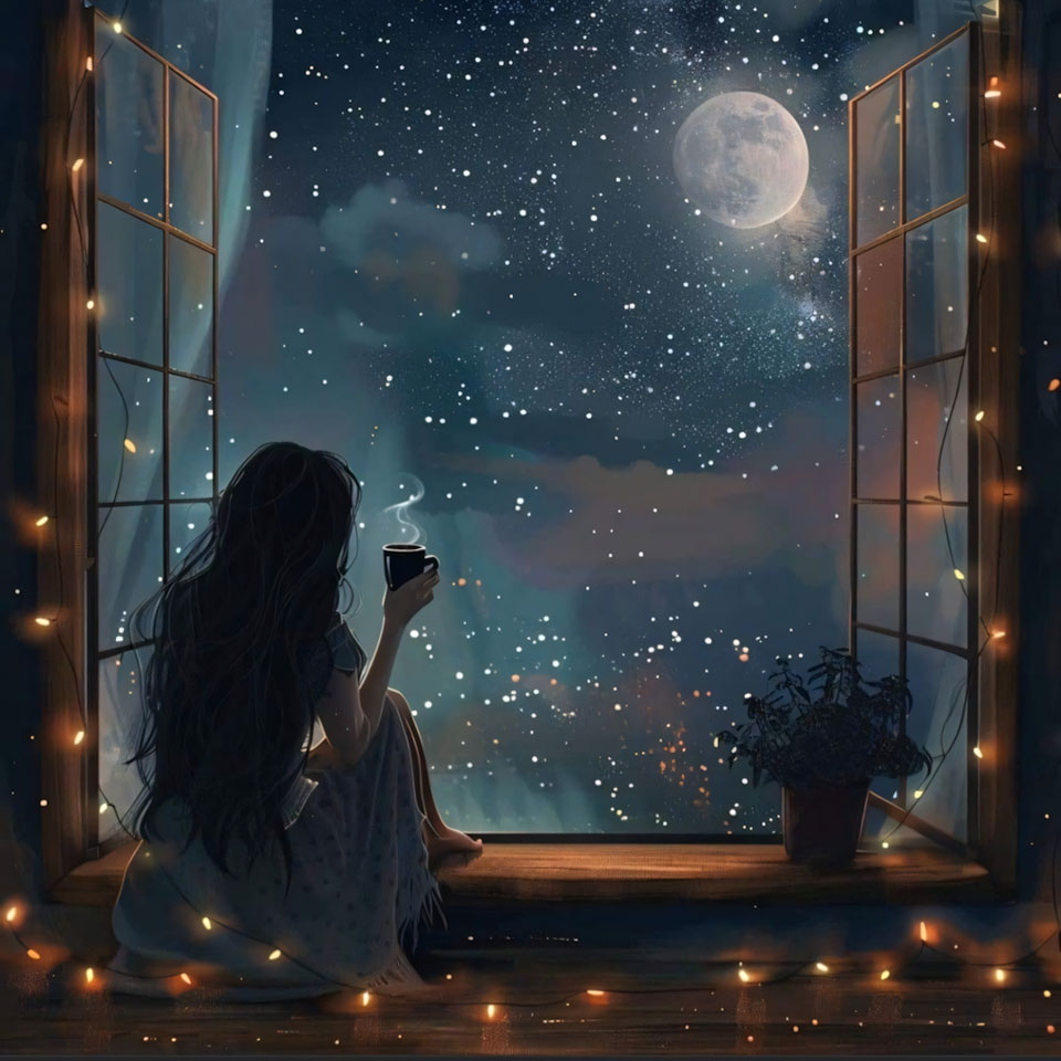 Avatar anh co gai buon quay lung anime 960px 960px avatar 10