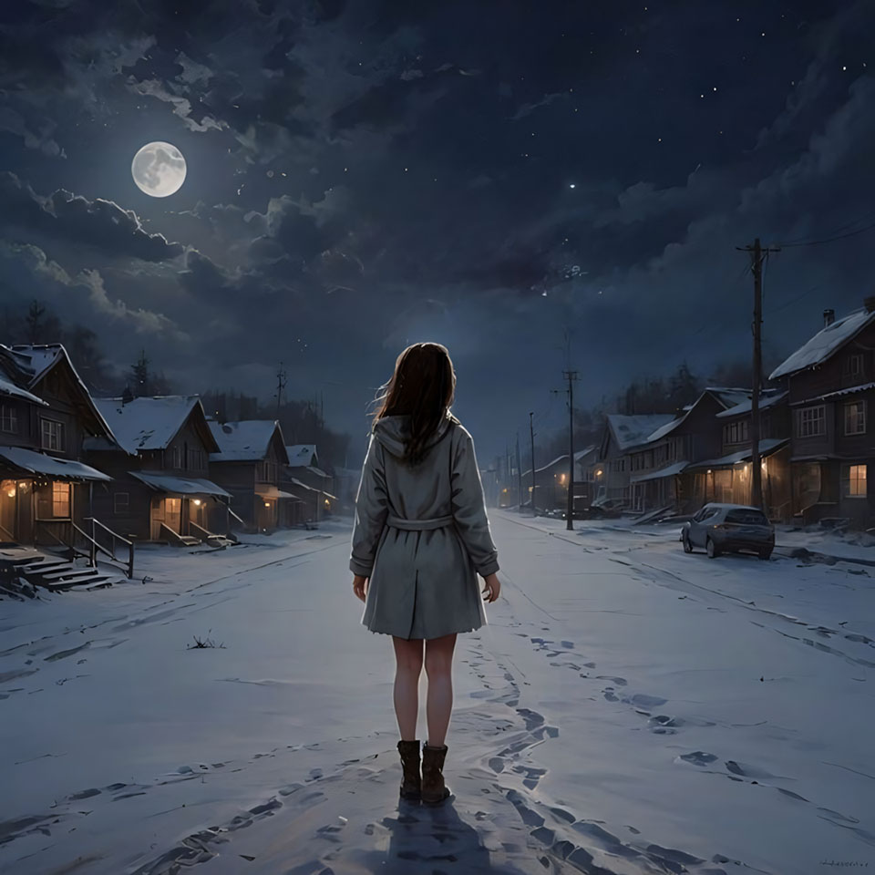 Avatar anh co gai buon quay lung anime 960px 960px avatar 21