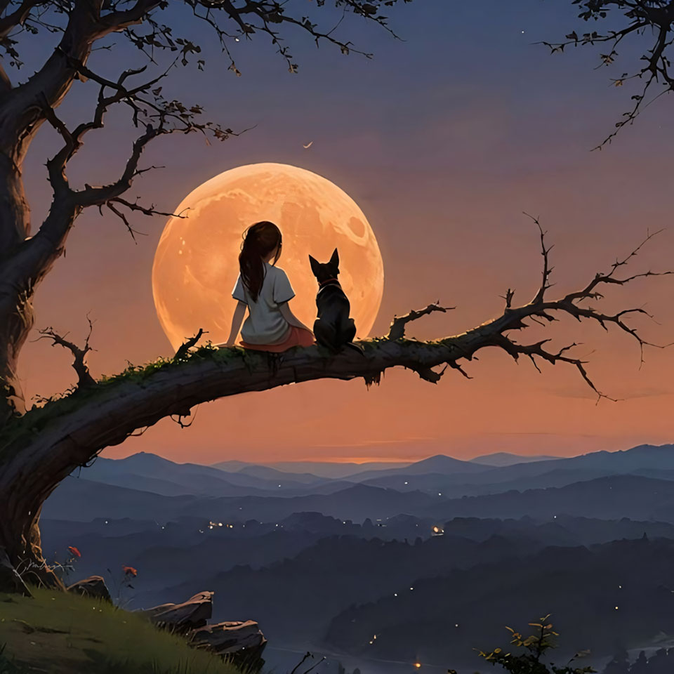 Avatar anh co gai buon quay lung anime 960px 960px avatar 47