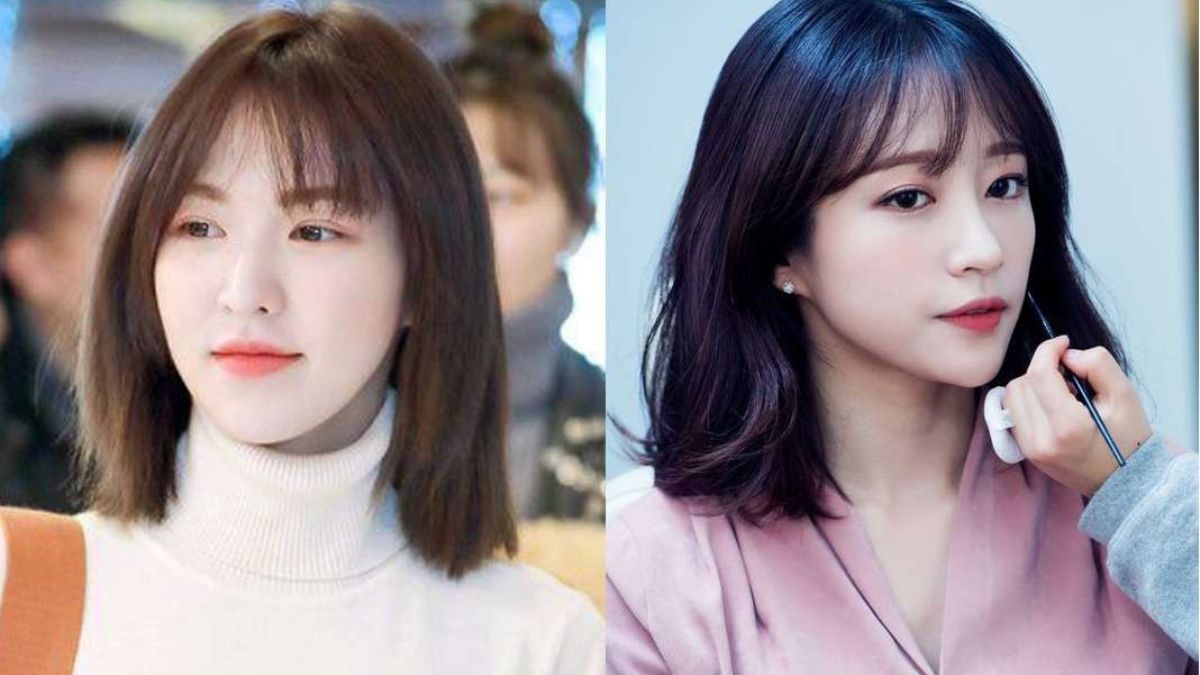 Tóc ngang vai đẹp cho tóc dày