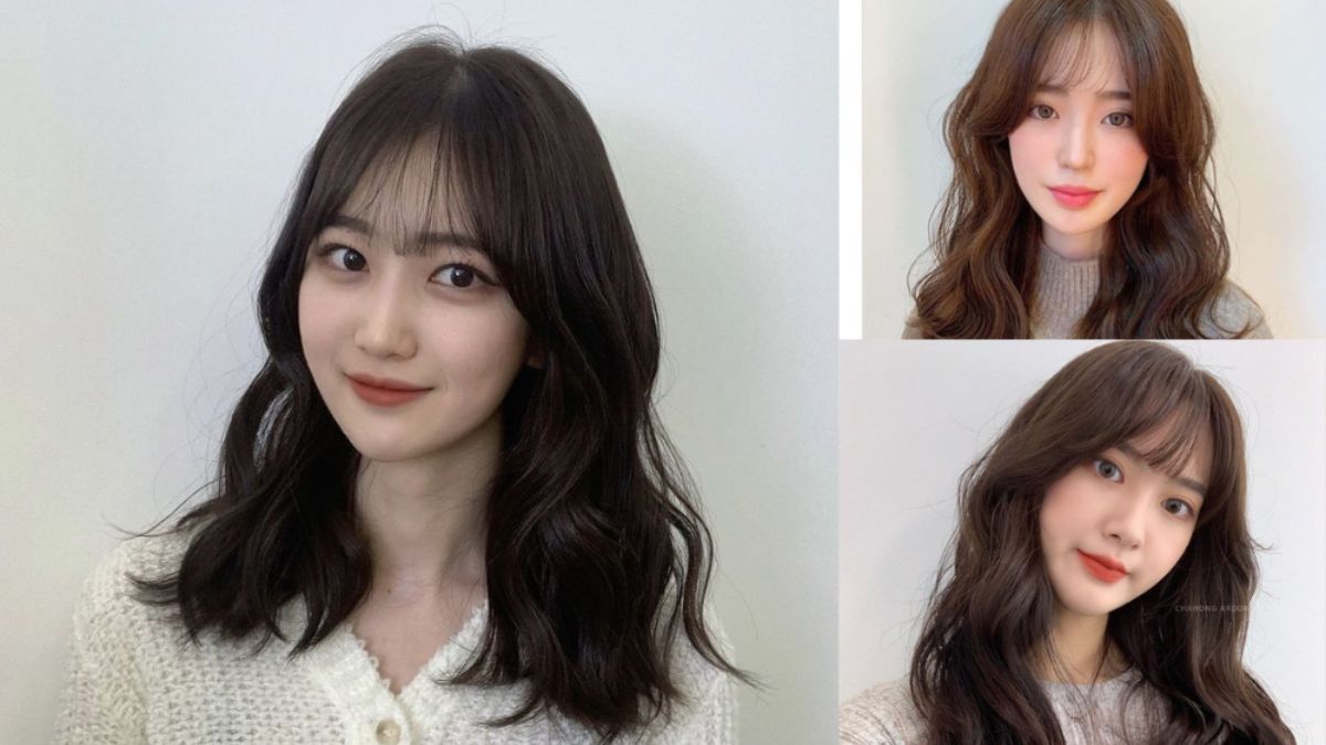 Tóc ngang vai uốn đuôi