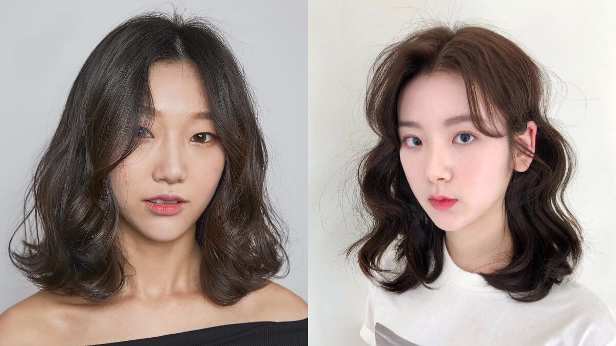 Tóc ngang vai sóng nước