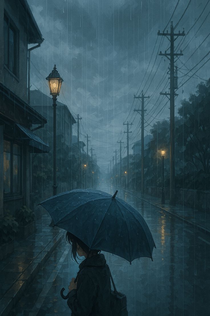 Những giọt mưa trên nền ảnh mang lại sự dịu dàng rất đặc biệt