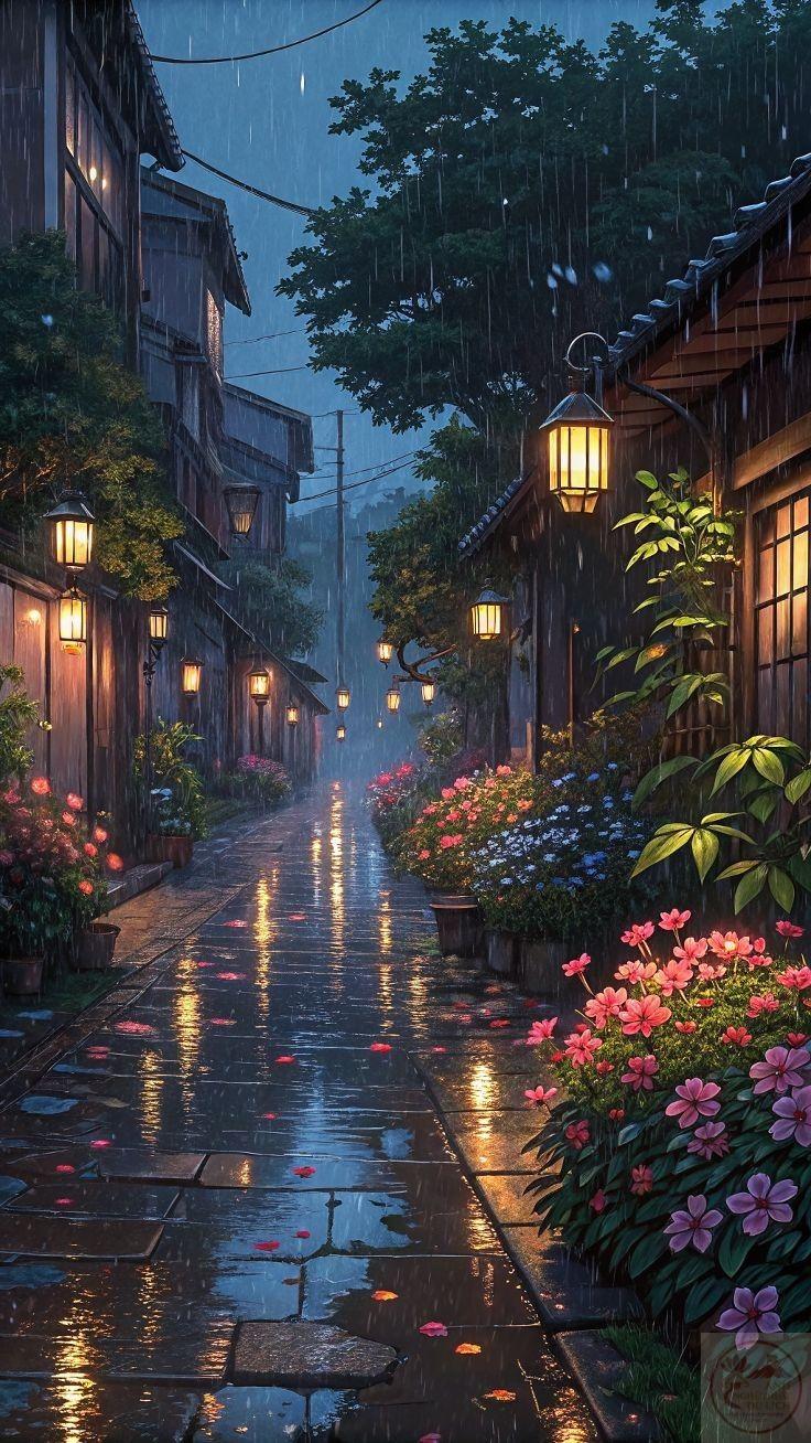 Hình nền mưa giúp bạn tìm thấy khoảnh khắc thư giãn ngay trong ngày