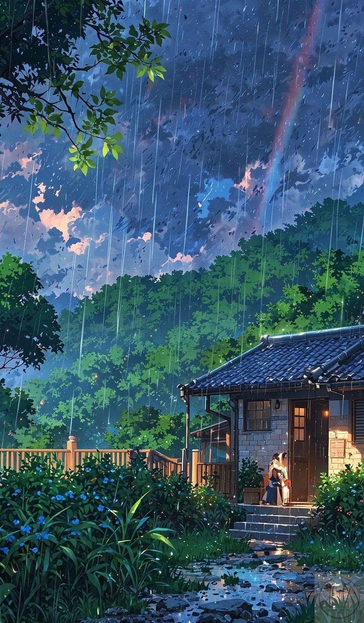 Ngắm nhìn hình nền mưa giúp tâm hồn thêm phần nhẹ nhõm và cân bằng