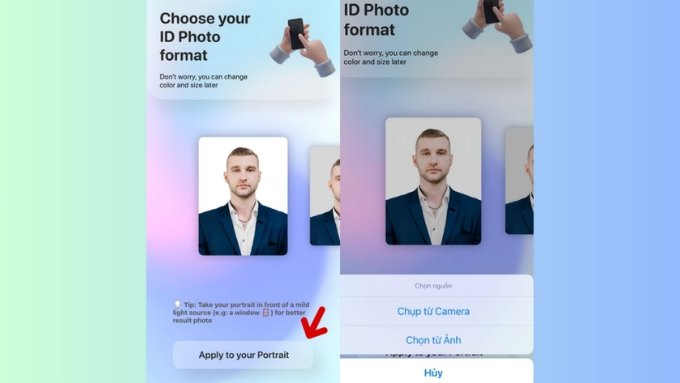 Chỉnh ảnh 3x4 bằng app chỉnh sửa ảnh