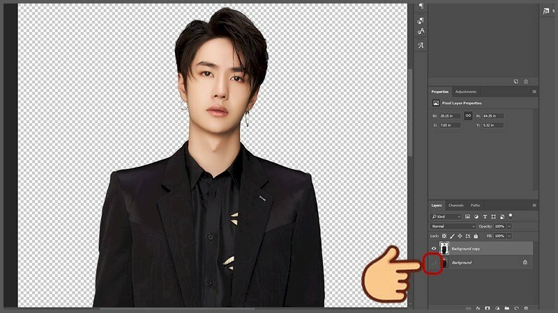 ẩn layer background