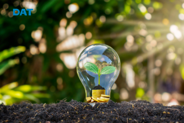 Hình ảnh minh họa mối liên hệ giữa năng lượng sạch, môi trường và phát triển bền vững.