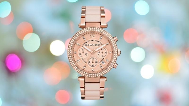 Dòng đồng hồ xinh đẹp, quý phái trong sắc vàng hồng