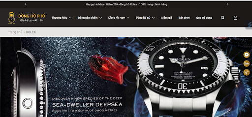 Mua đồng Rolex nổi tiếng tại Đồng Hồ Phố uy tín và chất lượng