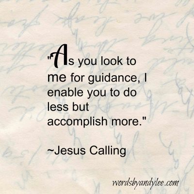 How to Do Less to Accomplish More