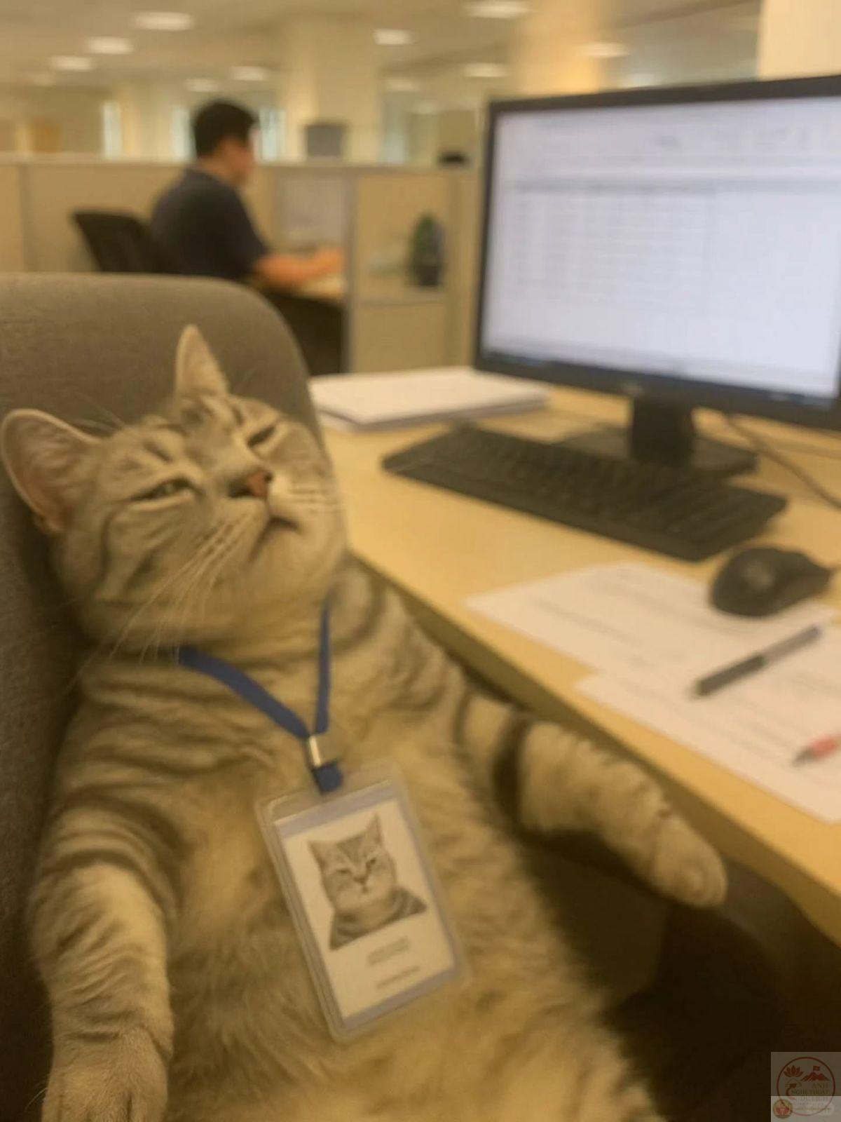 Một bức ảnh chế deadline làm nhẹ bớt không khí mệt mỏi nơi văn phòng