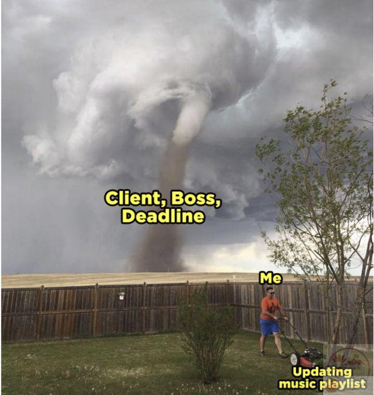 Một khoảnh khắc deadline dí được khắc họa hài hước khiến ai cũng bật cười