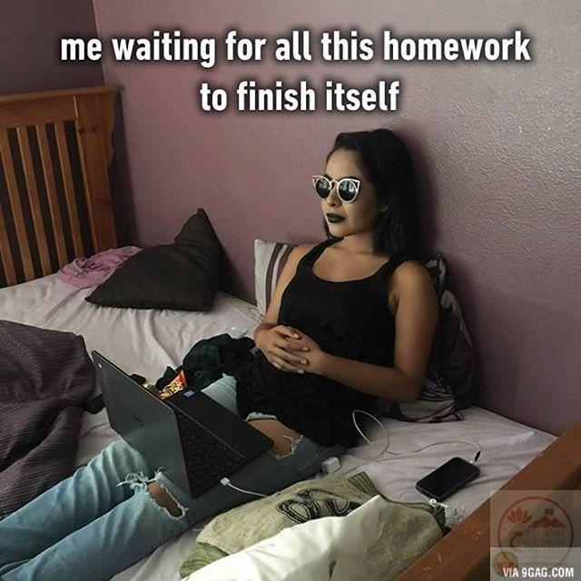 Một tấm hình chế chạy deadline giúp cả nhóm chat thêm phần thú vị