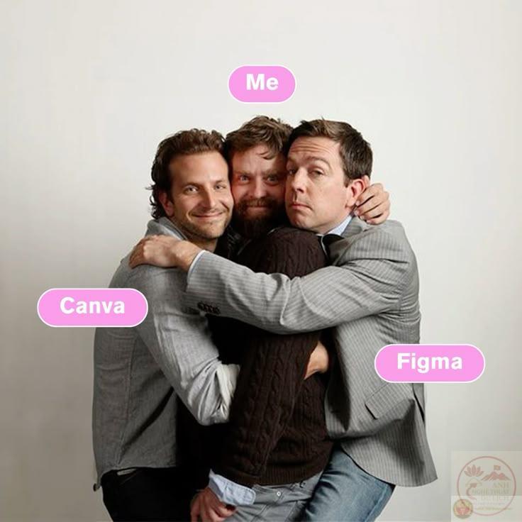 Một ảnh chế mô tả khoảnh khắc designer vừa bực bội vừa bật cười