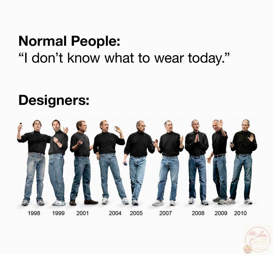 Một bức ảnh chế gói trọn tâm trạng designer lúc khách đổi màu liên tục