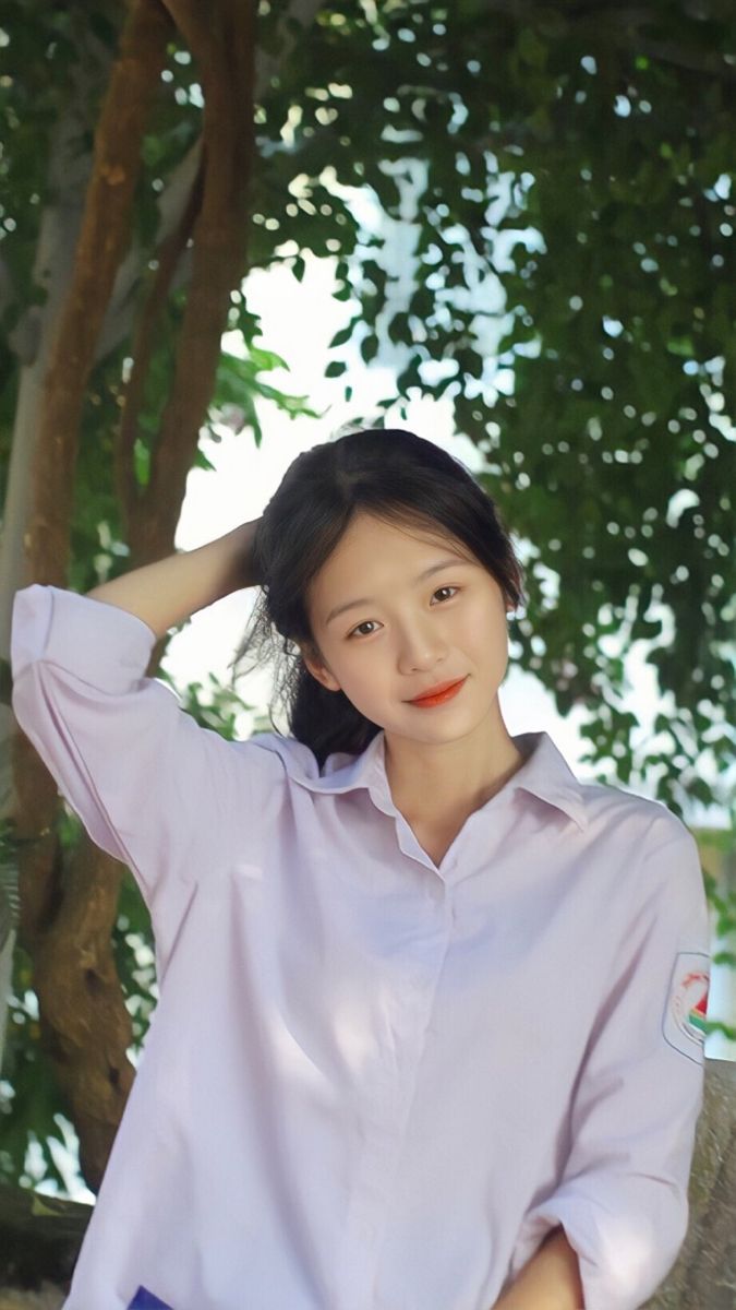 Vẻ đẹp trong sáng dịu dàng trong ảnh gái xinh cấp 2 thật cuốn hút
