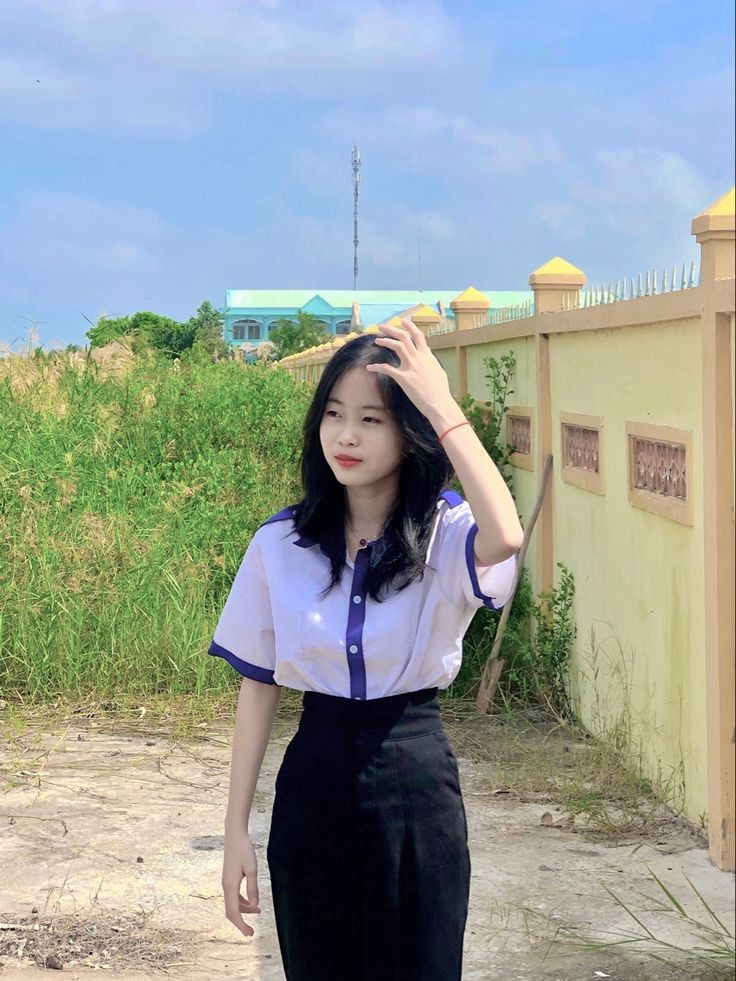 Nét hồn nhiên trẻ trung trong ảnh gái xinh cấp 2 thật dễ thương