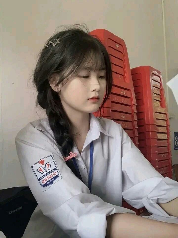 Ảnh gái xinh cấp 2 hồn nhiên dễ thương khiến tim người xao xuyến mãi