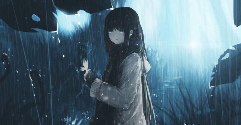 Bộ sưu tập ảnh anime buồn cho điện thoại và máy tính