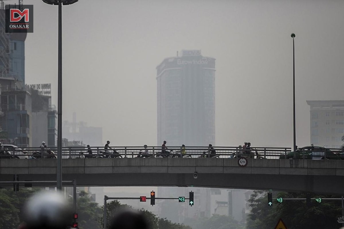 Hình ảnh ô nhiễm không khí ở Hà Nội 3